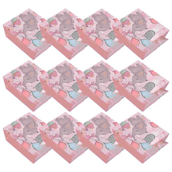 

storage bags 12pcs pretty cartoon gift pouches durable favor decorative candy
