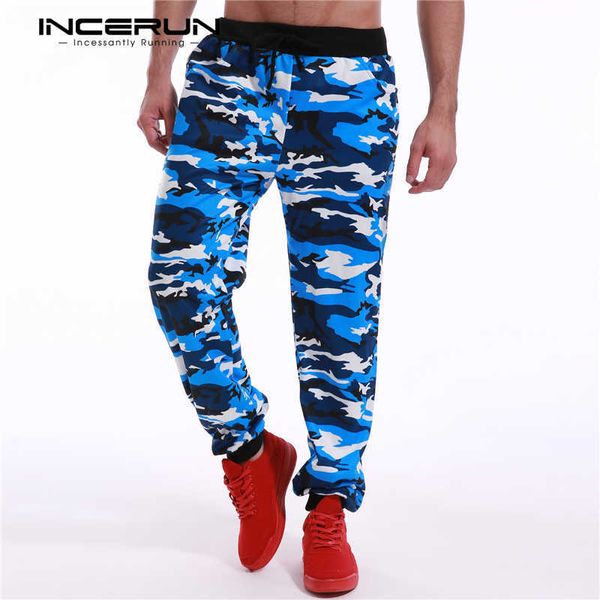 

men's camouflage sweats pants 2020 men joggers tracksuit bottoms army military camo print casual cotton sweatpants trousers male p0811, Black