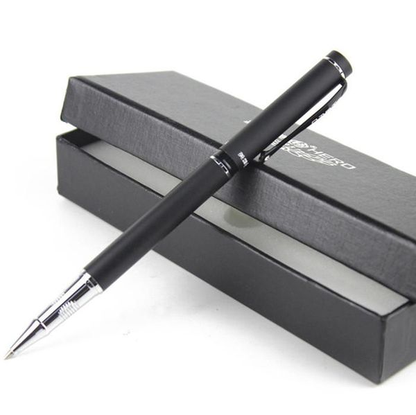 

gel pens qshoic authentic gift pen with box 0.5 mm high grade roller arenaceous black metal felt-tip neutral business