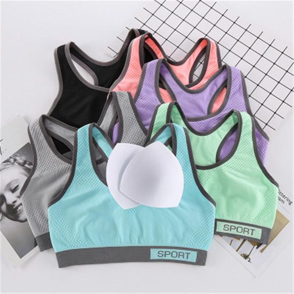 

yoga outfit running fitness workout underwear sports vest women gym bra breathable padded size a-d girl soft