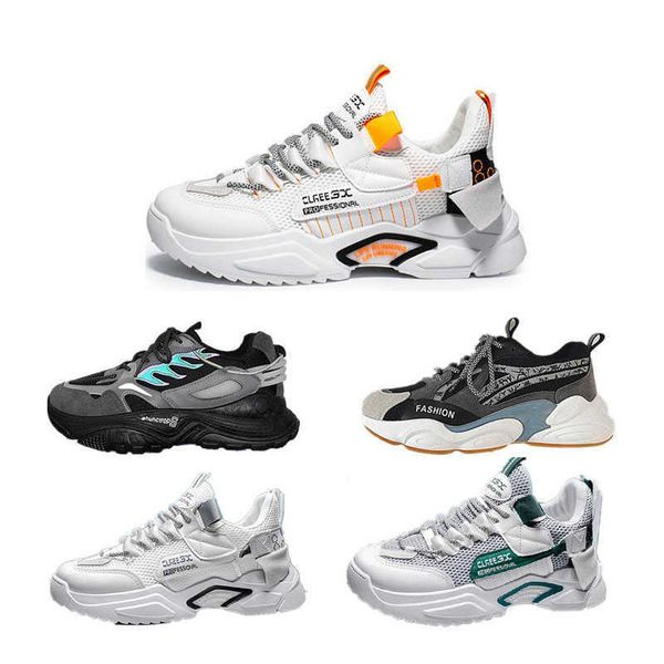 

fashion men women running shoes color white black grey orange outdoor athletic sport sneakers size 39-44