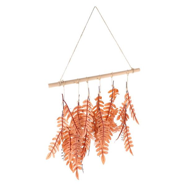 

decorative flowers & wreaths 1pc fake leaf hanging decor creative backdrop adornment artificial wall pendant