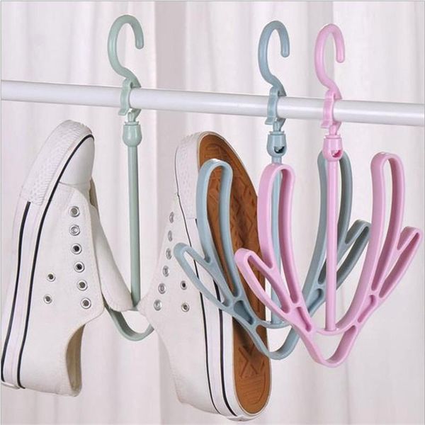 

clothing & wardrobe storage creative windproof double hook balcony shoe rack multifunctional for hanging drying organizer and