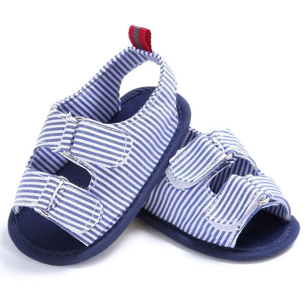 

first walkers summer toddler born baby shoes boys kids striped crib soft soled