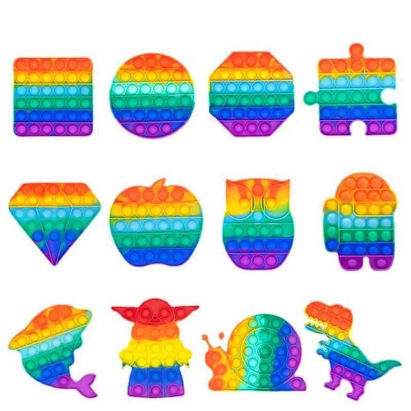 

new rainbow camouflage rodent killing pioneer deskbubble music children's mental arithmetic decompression interactive toy