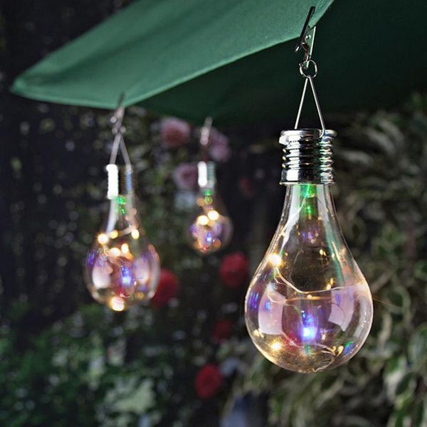 

bulbs solar powered led light lantern spotlights portable rotatable lamp bulb open-air bar christmas decoration hanging lights