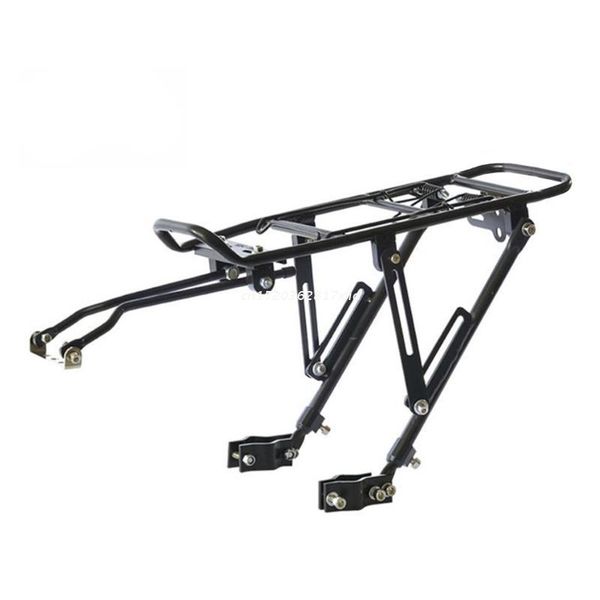 

bike saddles disc brake aluminum alloy bicycle rear rack mtb foldable bikes pannier carrier bag luggage shelf dropship