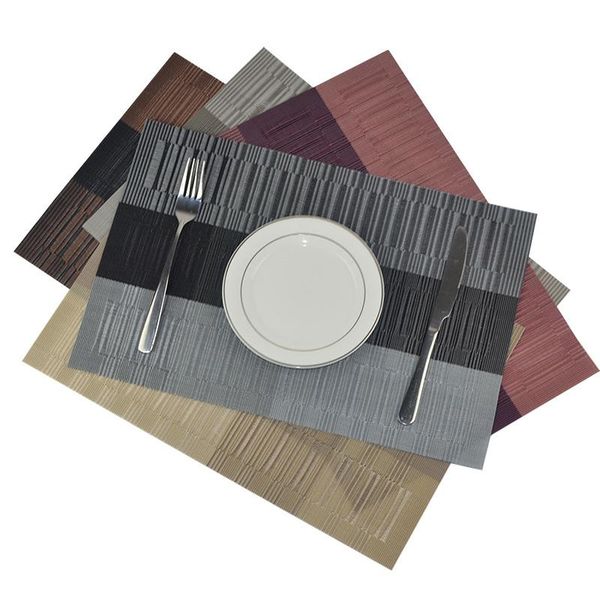 

mats & pads japanese style decor pvc washable placemats for dining table mat non-slip placemat set in kitchen accessory cup tea pad