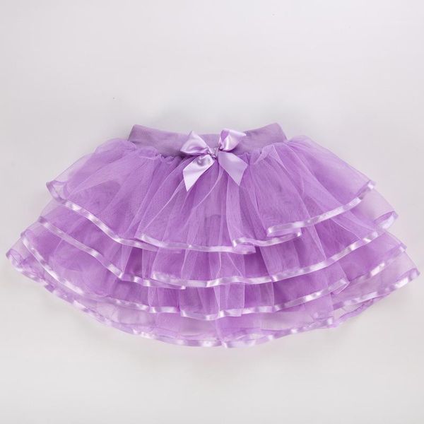 

skirts cute girls skirt children bow tutu ribbon cake dance princess, Blue