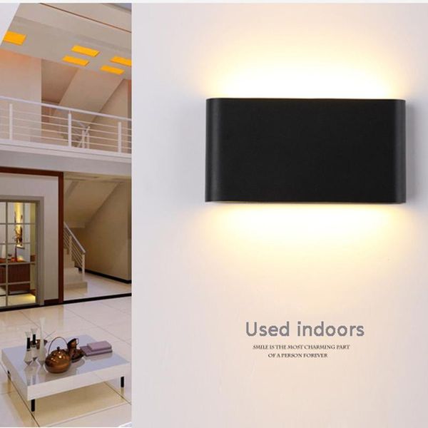 

wall lamp 6w 12w moddern waterproof double-headed courtyard garden corridor aisle light outdoor bedroom headboard decorations