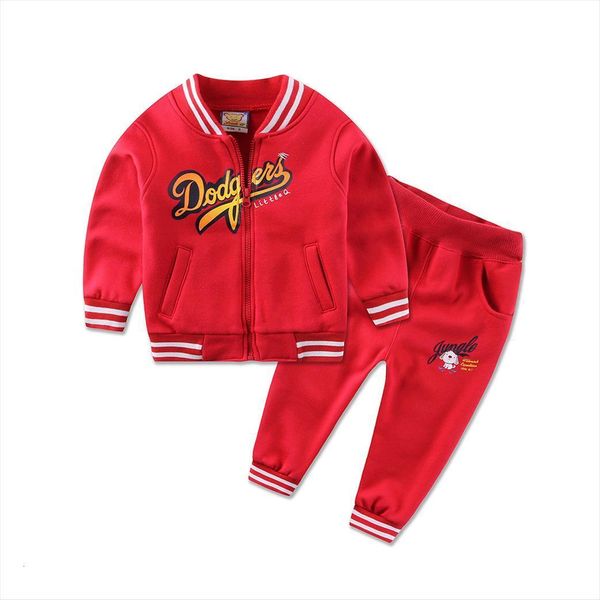 

spring baby boys suits korean children kids cotton fleece blouse pants 2 pcs infant newborn girls clothes, White