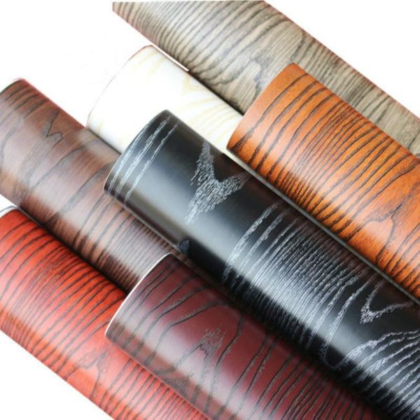 

wallpapers wallpaper self-adhesive waterproofing thickening wood-like boeing film furniture wardrobe floor renovation decoration
