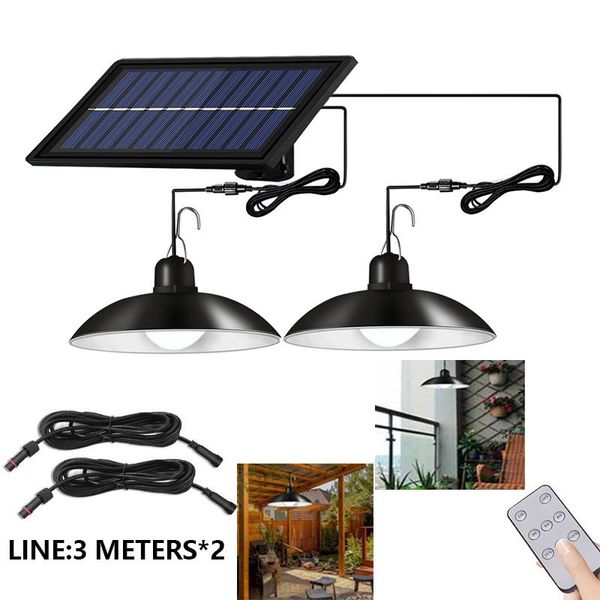 

acecorner led solar lights outdoor chandelier adjustable light with remote control ip65 waterproof for garden patio barn farm wall lamps