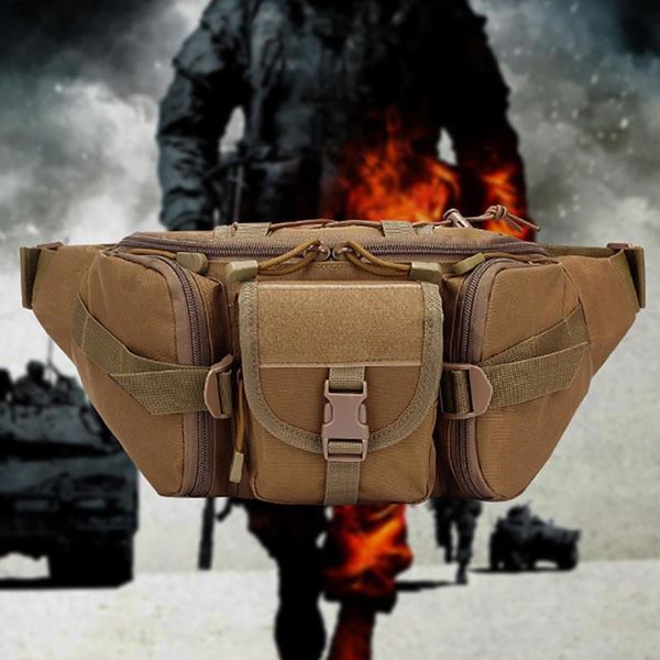 

waist bags tactical outdoor sports sling pouch chest bag camouflage fanny pack