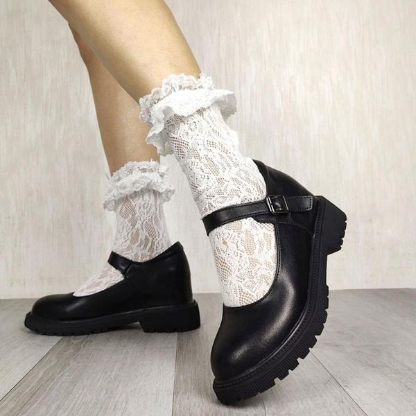 

dress shoes genuine leather gigifox brand gothic sweet ladies black inside heels increase women platform mary janes pumps footwear