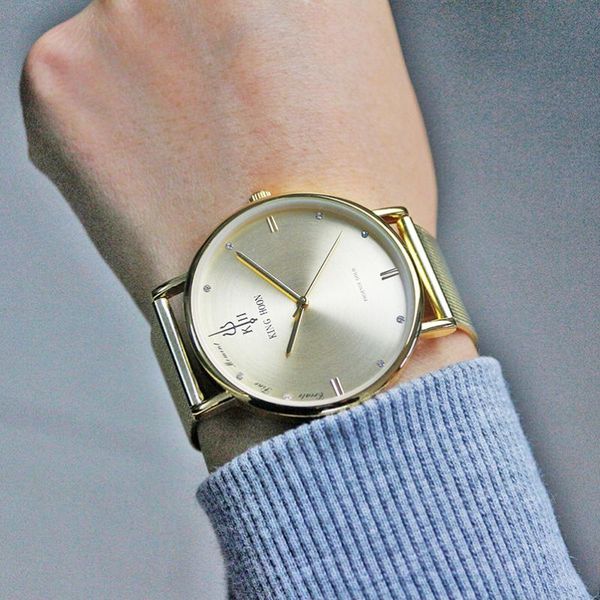 

wristwatches women fashion casual watch waterproof quartz female watches gift clock ladies kinghoon gold dress wristwatch, Slivery;brown