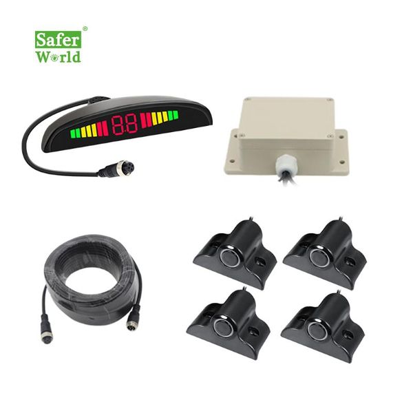 

car rear view cameras& parking sensors 12v 24v sensor system for truck bus reverse aid