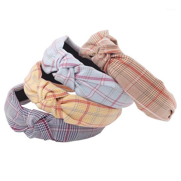 

simple knotted riveting headbands for women wide hair loop ladies hairband fashion headwear girls accessories1