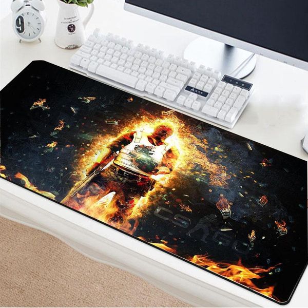 

mouse pads & wrist rests yuzuoan domineering csgo gaming wallpaper pad custom natural rubber non-slip lock keyboard