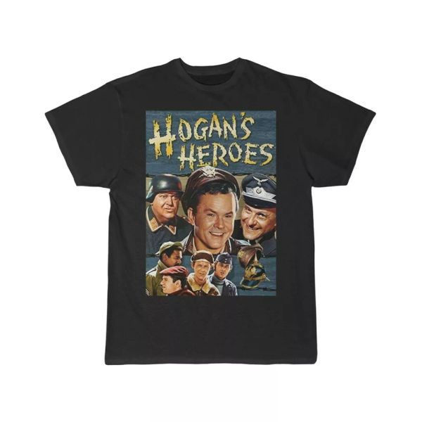 

hogan's heroes tv series short sleeve tee, White;black