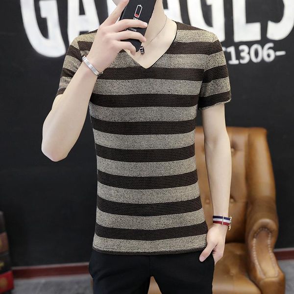 

3759- high waist pants loose wide leg casual men's t-shirts, White;black