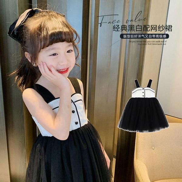 

girl's dresses baby girl clothes robe princesse enfant fille tutu dress princess girls 2021 summer 2 years old, Red;yellow