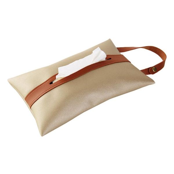 

car organizer leather tissue box toilet pumping towel sets holder auto interior storage decoration accessories