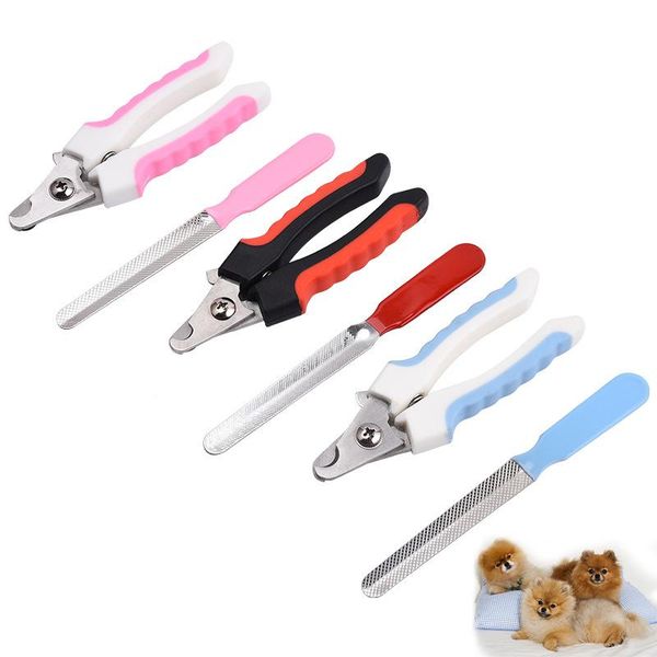 

dog grooming professional pet cat nail clipper cutter with rasp stainless steel scissors clippers for supplies