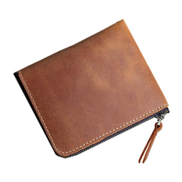 

wallets cash card holder coin pocket vintage business fashion pu leather short men wallet casual zipper around mini practical gift purse, Red;black
