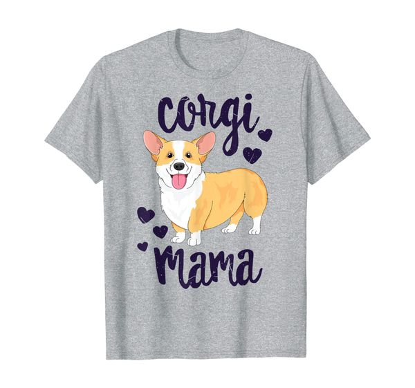

Corgi T-Shirt Women Girls Puppy Mom Dog Mama Lover Gift, Mainly pictures