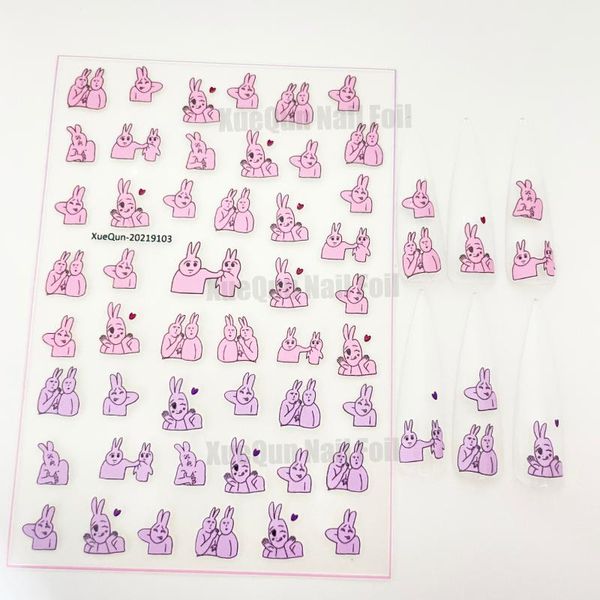 

gift wrap xuequn-20219103pink nail sticker