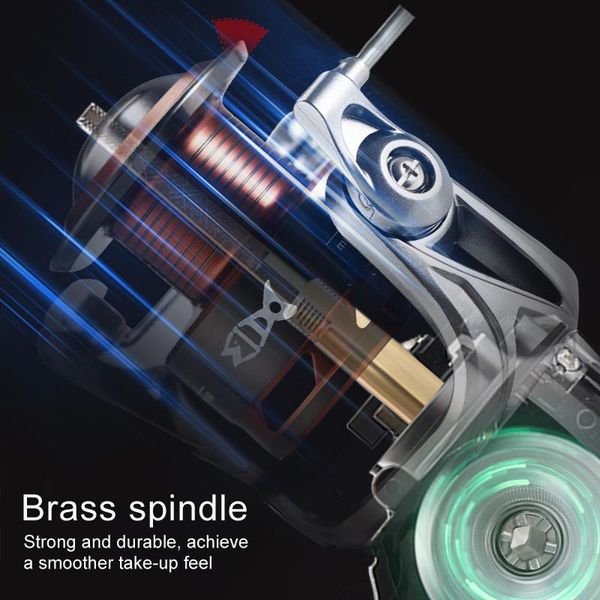 

selling spin fishing reel with full metal line cup sea long-distance cast freshwater baitcasting reels