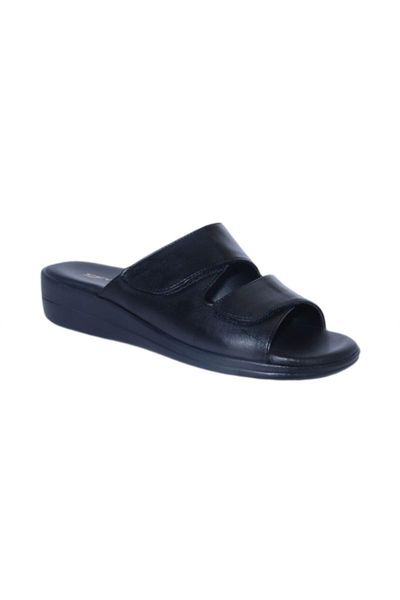 

slippers women sandals - anatomical female black summer indoor outdoor flip flops beach shoe platform casual