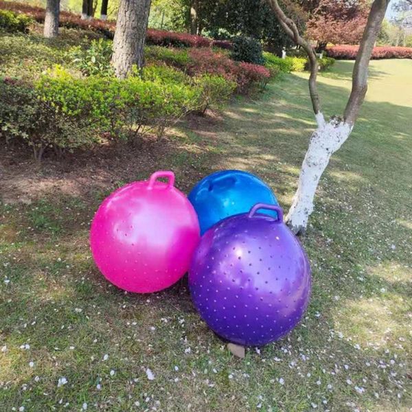 

fitness balls handle yoga ball set massage particle pvc christmas theme bouncy