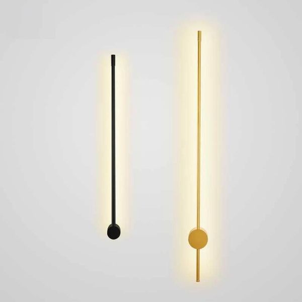 

nordic minimalist stylish modern living room bedroom line strip wall light personality creative corridor aisle led lamp