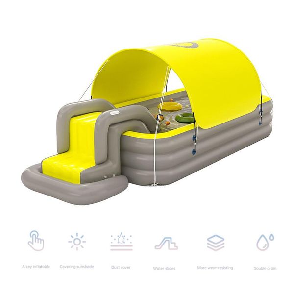

pool & accessories swimming inflatable slide supply portable water play recreation facility for outdoor backyard sport