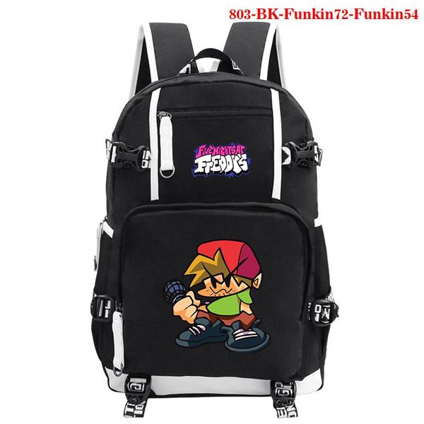 

backpack fashion friday night funkin school bags for teenagers boys&girls students large capacity bookbag kids daily bag mochila