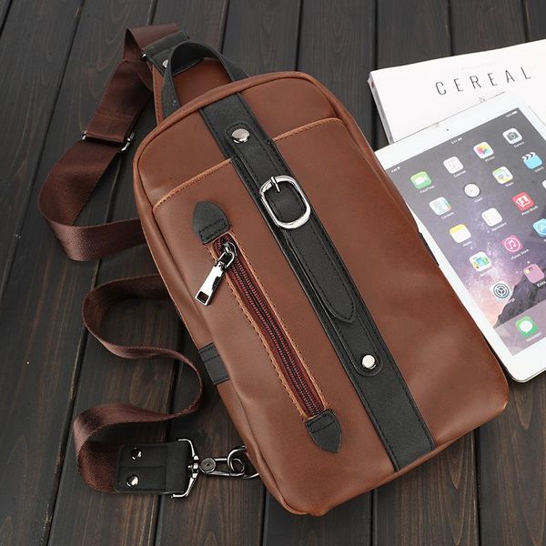 

waist bags style chest pack casual men's bag men crossbody/shoulder