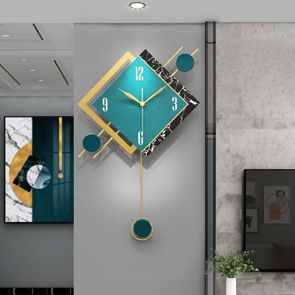 

wall clocks modern minimalist clock living room home fashion llight luxury nordic creative atmosphere decorative watch