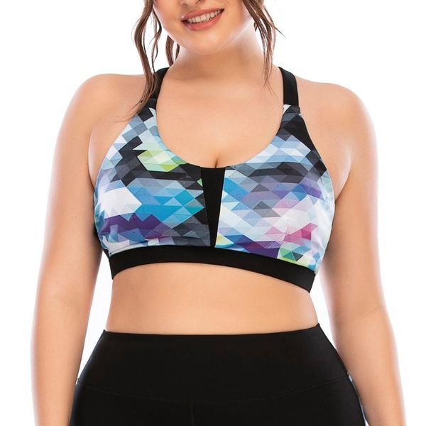 Yoga Outfit Damen Sport-BHs Top Fitness Laufen Workout BH Tops Atmungsaktive Hose 3XL Plus Size