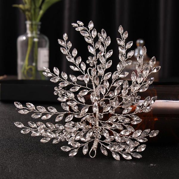 

hair clips & barrettes bridal vines headband bridesmaid styling leaf accessories for women and girls, Golden;silver