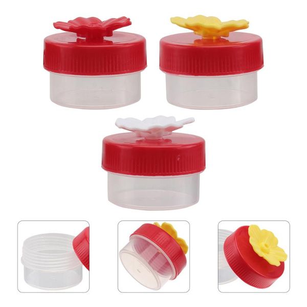 

other bird supplies 3 pcs hummingbird feeder handheld hand feeders replacement