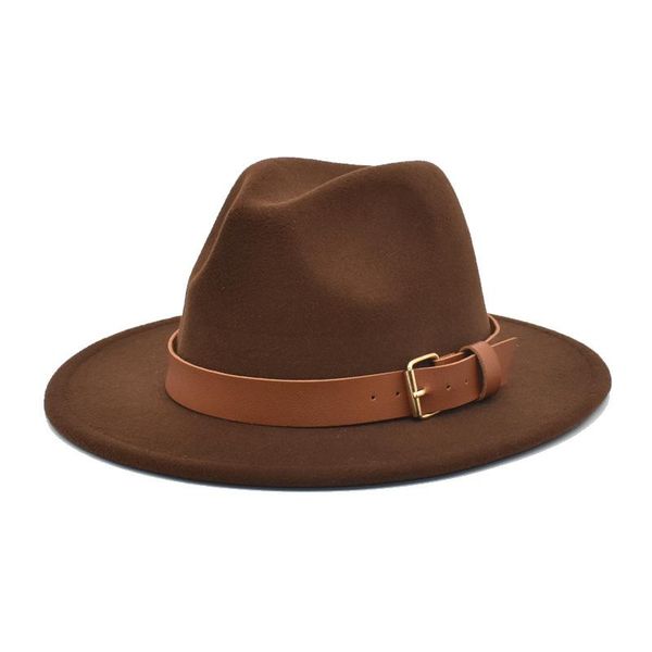 

wide brim hats women's hat fedoras men's sun autumn winter felt panama designer chapel beach wedding picture cap fashion 2021, Blue;gray