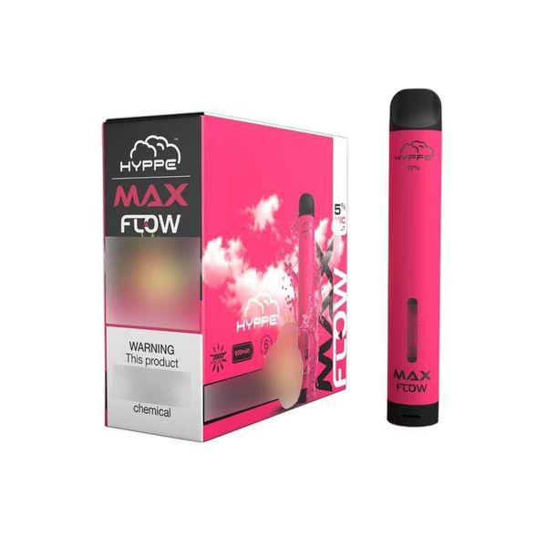 

hyppe max flow disposable pod kit 2000 puffs cigarette prefilled 6ml cartridge 900mah battery 10 color vape pen factory outlet