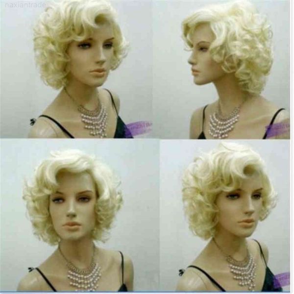 

special gold short curly wig, Black