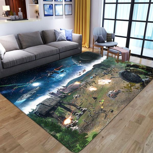 

carpets soft flannel kids playing area rugs 3d creative scenery printed anti-slip living room bedroom play crawl floor mats