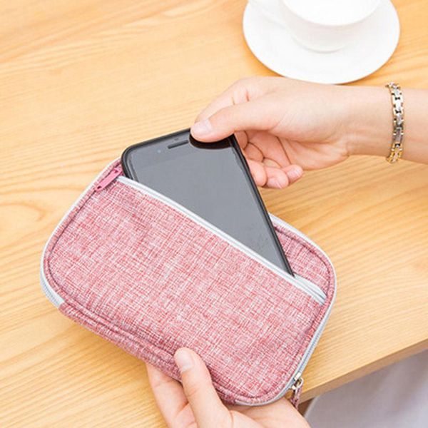 

storage bags oxford cloth travel passport pack purse holder bag organizer fashion tickets clutch money