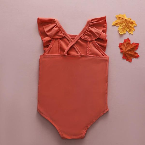 

baby girls swimwear infant kids baby girls fashion ruffle sleeveless swimsuit swimwear swimming children bathing suit, Black