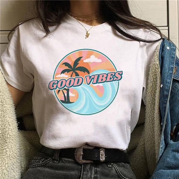 

women's t-shirt the great of aesthetic women tumblr 90s fashion graphic tee cute t shirts and travel addict summer female, White