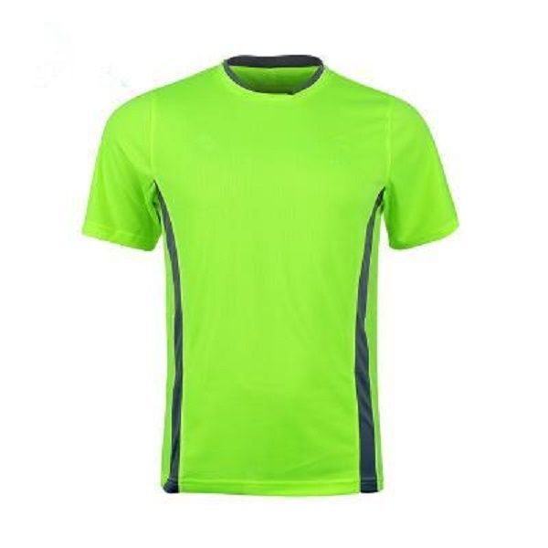 

men dark blue short sleeve soccer jersey team training uniform football match shirt quick drok, Black;red